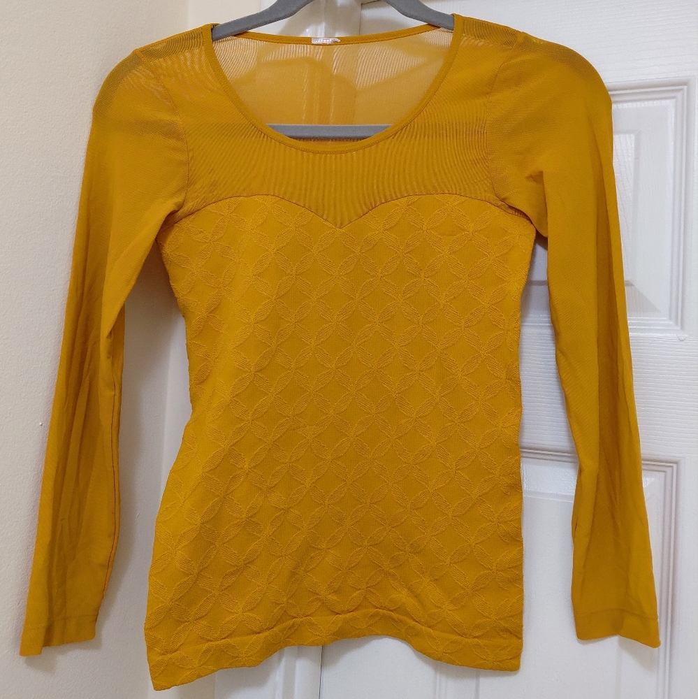 Mustard Yellow Women's Top